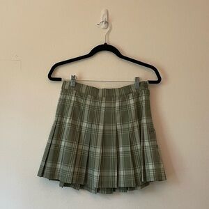 Aerie Class Act Pleated Skirt